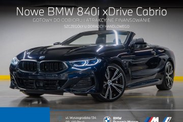 840i xDrive Cabrio 333 KM - Kamera 360 - Ostatnie Sztuki w Polsce!